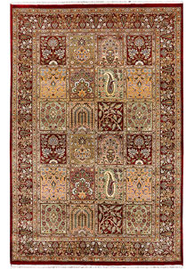 Maroon Bakhtiar 4' x 6' 1 - SKU 37679