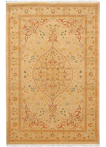 Navajo White Kirman 6' x 9' 1 - SKU 37701