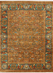Dark Goldenrod Mahal 5' 11 x 7' 9 - No. 37705