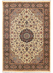 Cornsilk Kashan 6' 1 x 8' 11 - SKU 37706