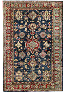 Navy Kazak 5' 9 x 8' 7 - No. 37949