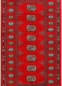 Red Bokhara 3' 2 x 6' 2 - No. 41497