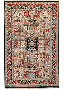 Multi Colored Bakhtiar 4' 6 x 7' 1 - No. 44741