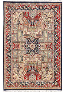 Multi Colored Bakhtiar 4' 8 x 6' 11 - No. 44743