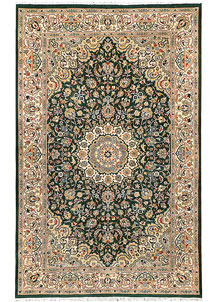 Darkgreen Kashan 5' x 8' 1 - No. 44787