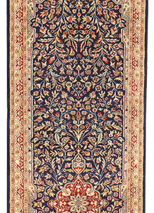 Midnight Blue Mahal 2' 7 x 9' 8 - No. 44854