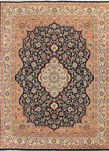 Black Kirman 9' 1 x 12' 4 - No. 44900