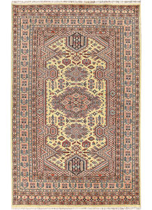 Light Goldenrod Yellow Kafkazi 5' 3 x 8' 4 - No. 44911