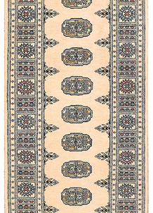 Ivory Bokhara 2' 6 x 7' 11 - No. 45189