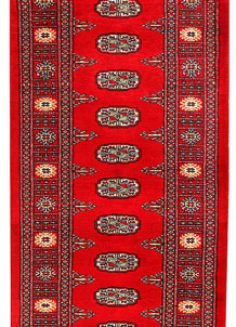 Dark Red Bokhara 2' 8 x 9' 5 - No. 45334