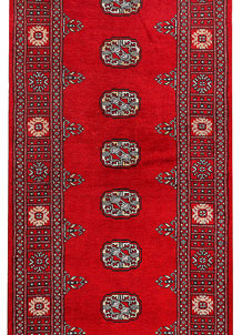 Dark Red Bokhara 2' 7 x 9' 3 - No. 45383