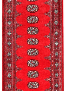 Red Bokhara 2' 7 x 8' 10 - No. 45386