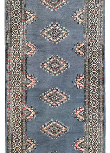 Light Slate Grey Jaldar 2' 7 x 8' 10 - No. 45400
