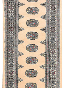 Navajo White Bokhara 2' 7 x 8' 8 - No. 45401
