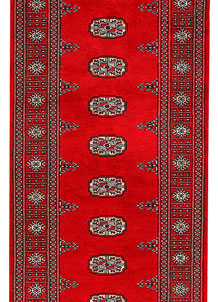 Dark Red Bokhara 2' 7 x 8' 10 - No. 45412