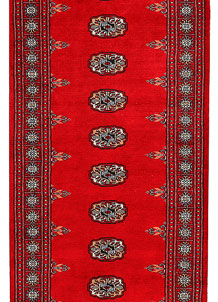 Dark Red Bokhara 2' 7 x 9' 1 - No. 45418