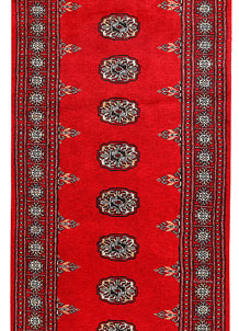 Dark Red Bokhara 2' 6 x 9' 4 - No. 45422