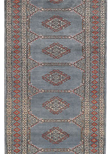 Light Slate Grey Jaldar 2' 6 x 8' 6 - No. 45423
