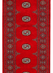 Dark Red Bokhara 2' 7 x 9' 2 - No. 45430