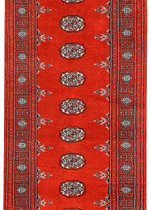 Dark Red Bokhara 2' 7 x 10' 3 - No. 45590