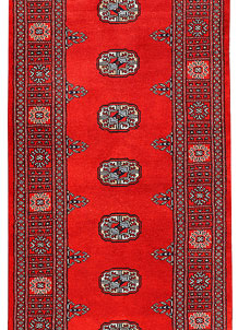 Red Bokhara 2' 7 x 11' 9 - No. 45634