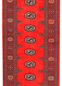 Red Bokhara 2' 7 x 11' 2 - No. 45653