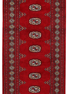 Dark Red Bokhara 2' 6 x 10' 6 - No. 46795