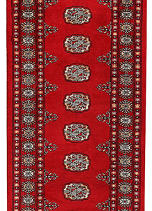 Dark Red Bokhara 2' 6 x 9' 7 - No. 46805