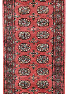 Indian Red Bokhara 2' 7 x 13' 10 - No. 47024