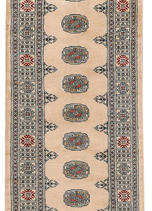 Tan Bokhara 2' 6 x 13' 7 - No. 47033