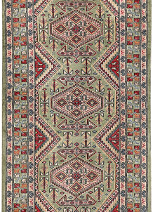 Dark Sea Green Caucasian 3' 1 x 6' 1 - No. 47172