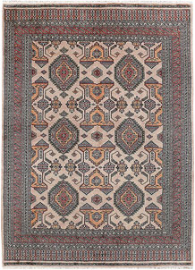 Tan Caucasian 6' 2 x 8' 6 - No. 47640