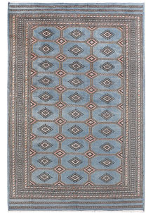 Light Slate Grey Jaldar 6' 7 x 9' 11 - No. 47663