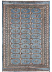 Light Slate Grey Jaldar 6' 7 x 9' 10 - No. 47680