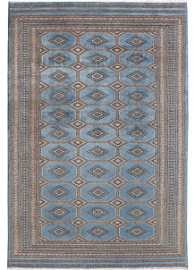 Light Slate Grey Jaldar 6' 7 x 9' 10 - No. 47692