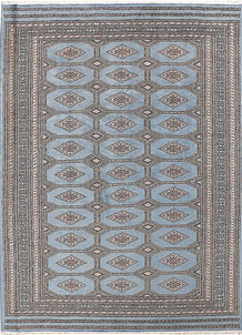 Light Slate Grey Jaldar 7' 1 x 9' 7 - No. 47694
