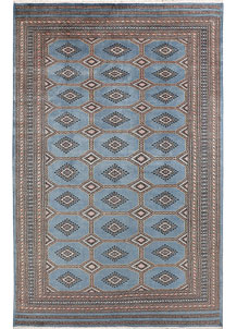 Light Slate Grey Jaldar 6' 7 x 10' 3 - No. 47713