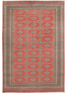 Dark Salmon Jaldar 6' 8 x 10' 1 - No. 47720