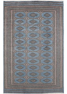 Light Slate Grey Jaldar 6' 7 x 10' - No. 47725