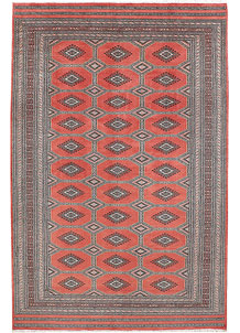 Dark Salmon Jaldar 6' 7 x 10' 1 - No. 47735