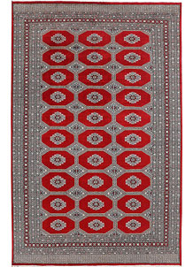 Dark Red Jaldar 6' 7 x 10' 3 - No. 47743