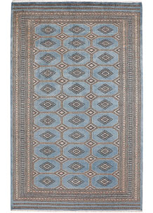 Light Slate Grey Jaldar 6' 6 x 10' 5 - No. 47747
