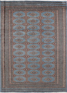Light Slate Grey Jaldar 7' 1 x 9' 9 - No. 47769