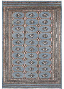 Light Slate Grey Jaldar 6' 7 x 9' 9 - No. 47773