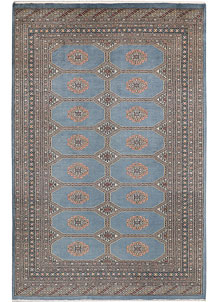 Light Slate Grey Jaldar 5' 7 x 8' 6 - No. 47838