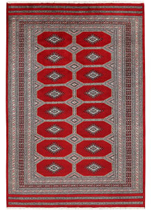 Dark Red Jaldar 5' 8 x 8' 4 - No. 47848