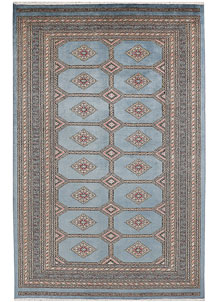 Light Slate Grey Jaldar 5' 7 x 8' 7 - No. 47853