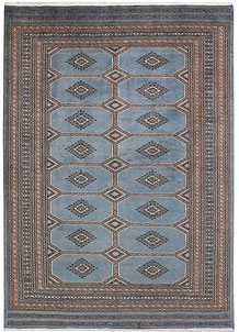 Light Slate Grey Jaldar 5' 6 x 7' 9 - No. 47860