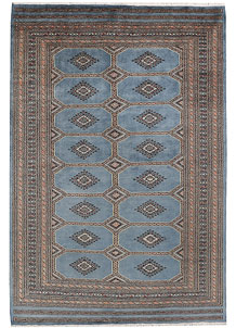 Light Slate Grey Jaldar 5' 6 x 8' 1 - No. 47866