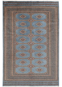 Light Slate Grey Jaldar 5' 6 x 8' 2 - No. 47868